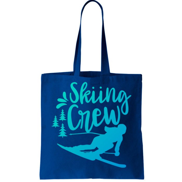 Skiing Crew Ski Winter Sports Skier Skiers Cute Gift Tote Bag