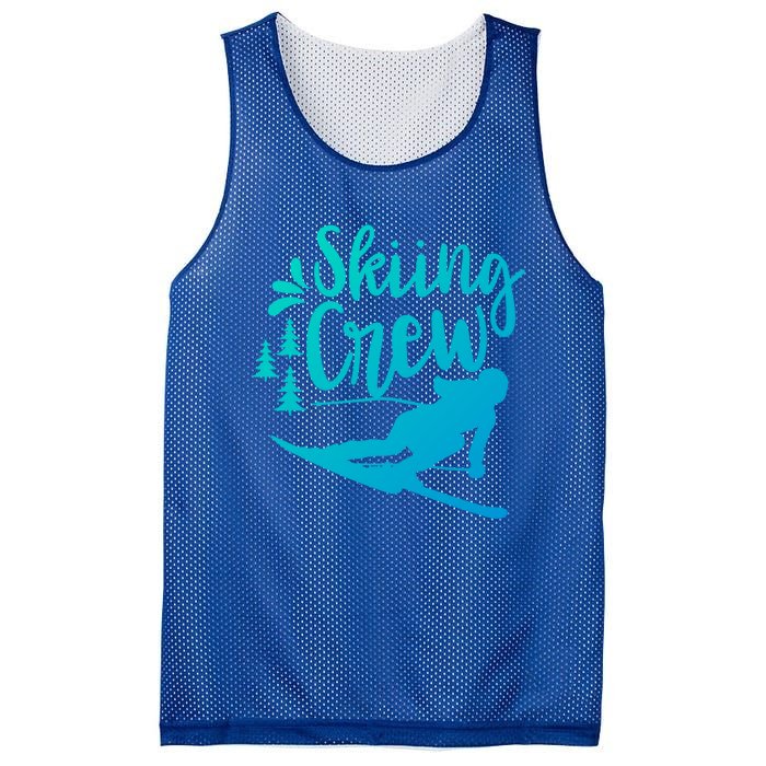 Skiing Crew Ski Winter Sports Skier Skiers Cute Gift Mesh Reversible Basketball Jersey Tank