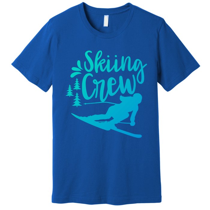 Skiing Crew Ski Winter Sports Skier Skiers Cute Gift Premium T-Shirt