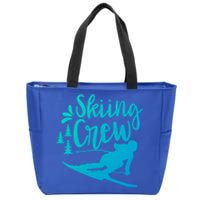 Skiing Crew Ski Winter Sports Skier Skiers Cute Gift Zip Tote Bag