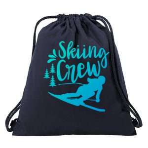 Skiing Crew Ski Winter Sports Skier Skiers Cute Gift Drawstring Bag