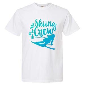 Skiing Crew Ski Winter Sports Skier Skiers Cute Gift Garment-Dyed Heavyweight T-Shirt