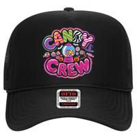 Sweetie Candy Squad Candy Land Candy Crew Halloween Pumpkins High Crown Mesh Back Trucker Hat