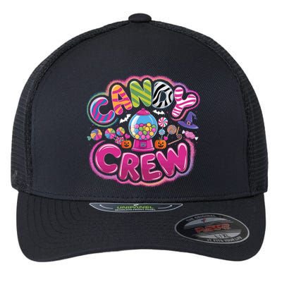 Sweetie Candy Squad Candy Land Candy Crew Halloween Pumpkins Flexfit Unipanel Trucker Cap