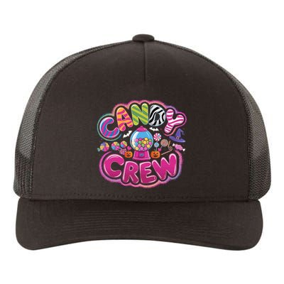 Sweetie Candy Squad Candy Land Candy Crew Halloween Pumpkins Yupoong Adult 5-Panel Trucker Hat