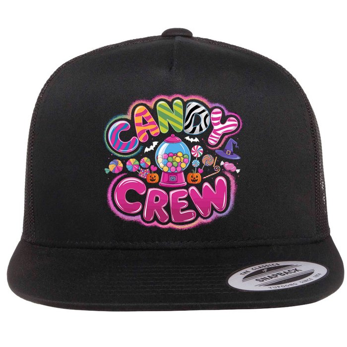 Sweetie Candy Squad Candy Land Candy Crew Halloween Pumpkins Flat Bill Trucker Hat