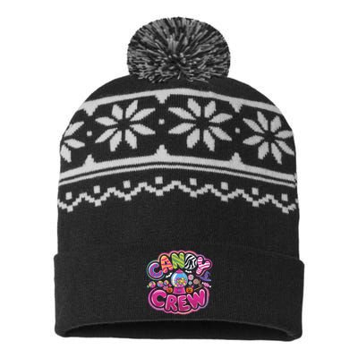 Sweetie Candy Squad Candy Land Candy Crew Halloween Pumpkins USA-Made Snowflake Beanie