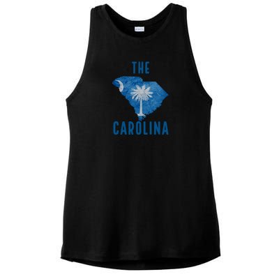 South Carolina Ladies PosiCharge Tri-Blend Wicking Tank