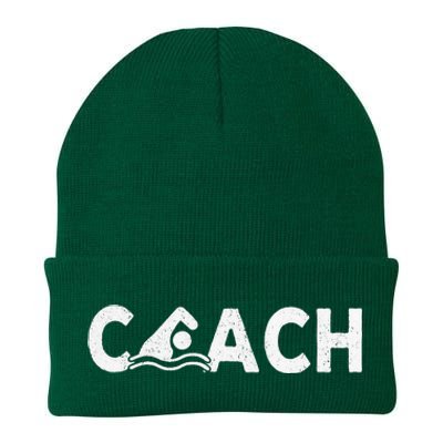 Swim Coach Swimming Coach Swim Teacher Swimmer Retro Knit Cap Winter Beanie