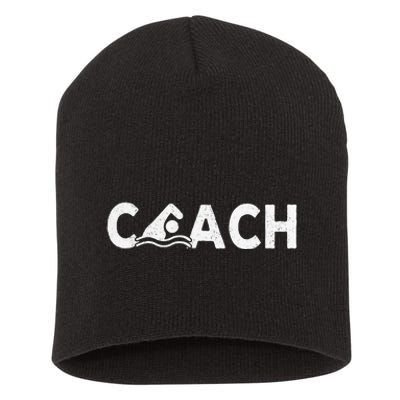 Swim Coach Swimming Coach Swim Teacher Swimmer Retro Short Acrylic Beanie