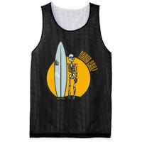 Santa Cruz Surf California Sunset Beach Surfing Skeleton Mesh Reversible Basketball Jersey Tank