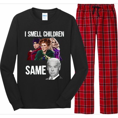 Smell Children Same Joe Biden Long Sleeve Pajama Set