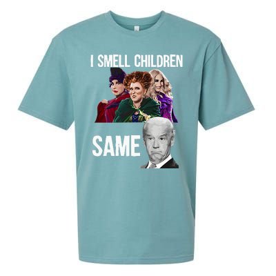 Smell Children Same Joe Biden Sueded Cloud Jersey T-Shirt