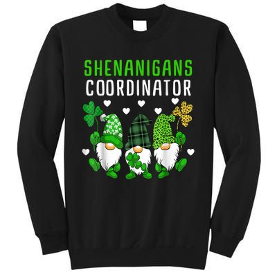 Shenanigans Coordinator St Patricks Day Gnomes Green Proud Sweatshirt