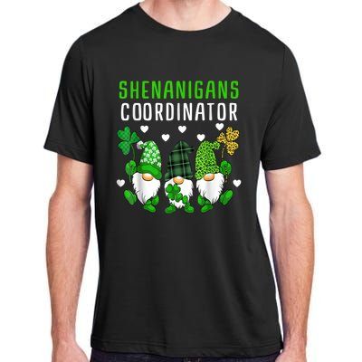 Shenanigans Coordinator St Patricks Day Gnomes Green Proud Adult ChromaSoft Performance T-Shirt