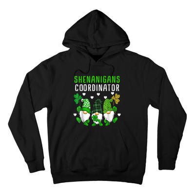 Shenanigans Coordinator St Patricks Day Gnomes Green Proud Tall Hoodie