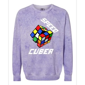 Speed Cuber Colorblast Crewneck Sweatshirt