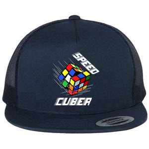 Speed Cuber Flat Bill Trucker Hat