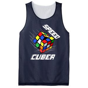 Speed Cuber Mesh Reversible Basketball Jersey Tank