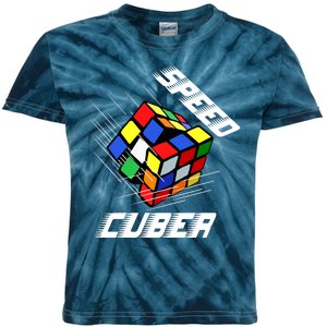 Speed Cuber Kids Tie-Dye T-Shirt