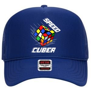 Speed Cuber High Crown Mesh Back Trucker Hat