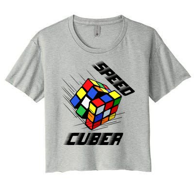 Speed Cuber Women's Crop Top Tee