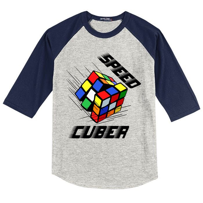 Speed Cuber Kids Colorblock Raglan Jersey