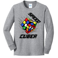 Speed Cuber Kids Long Sleeve Shirt