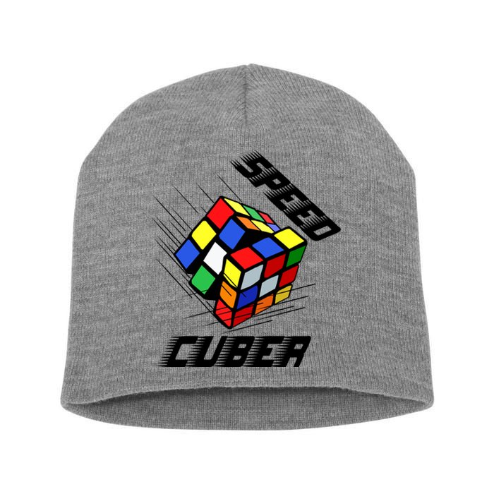 Speed Cuber Short Acrylic Beanie