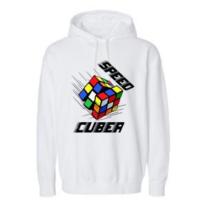 Speed Cuber Garment-Dyed Fleece Hoodie