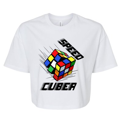 Speed Cuber Bella+Canvas Jersey Crop Tee