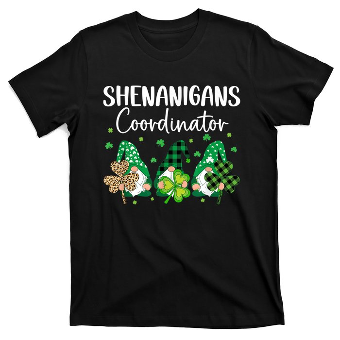 Shenanigans Coordinator Saint Irish Gnomes St. Patrick’s Day T-Shirt