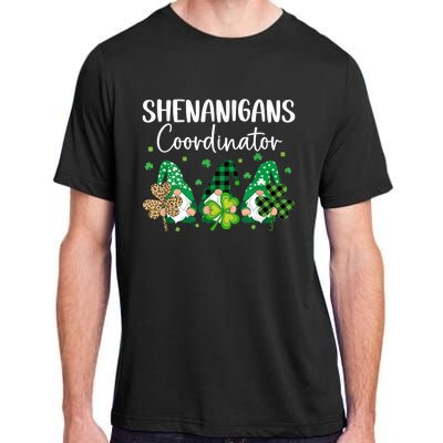 Shenanigans Coordinator Saint Irish Gnomes St. Patrick’s Day Adult ChromaSoft Performance T-Shirt