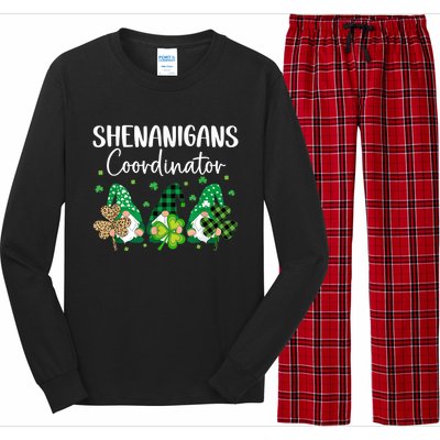 Shenanigans Coordinator Saint Irish Gnomes St. Patrick’s Day Long Sleeve Pajama Set