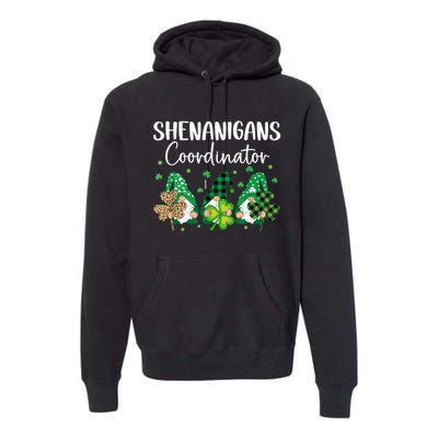 Shenanigans Coordinator Saint Irish Gnomes St. Patrick’s Day Premium Hoodie