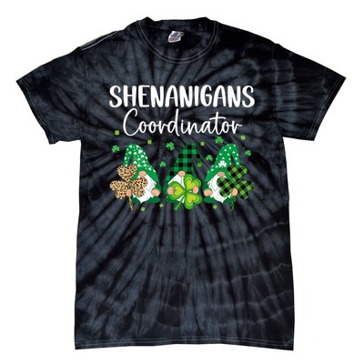 Shenanigans Coordinator Saint Irish Gnomes St. Patrick’s Day Tie-Dye T-Shirt