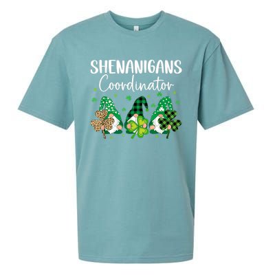 Shenanigans Coordinator Saint Irish Gnomes St. Patrick’s Day Sueded Cloud Jersey T-Shirt