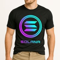 Solana Crypto Sol Coin Blockchain Decentralized Application Performance Shirt