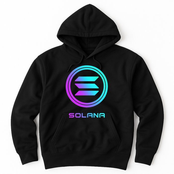 Solana Crypto Sol Coin Blockchain Decentralized Application Hoodie