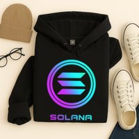 Solana Crypto Sol Coin Blockchain Decentralized Application Hoodie