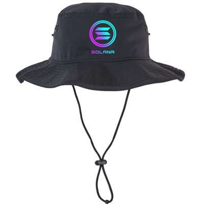 Solana Crypto Sol Coin Blockchain Decentralized Application Legacy Cool Fit Booney Bucket Hat