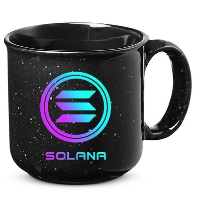 Solana Crypto Sol Coin Blockchain Decentralized Application 15oz Campfire Ceramic Mug