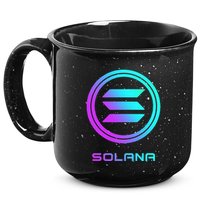 Solana Crypto Sol Coin Blockchain Decentralized Application 15oz Campfire Ceramic Mug