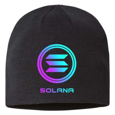Solana Crypto Sol Coin Blockchain Decentralized Application Sustainable Beanie