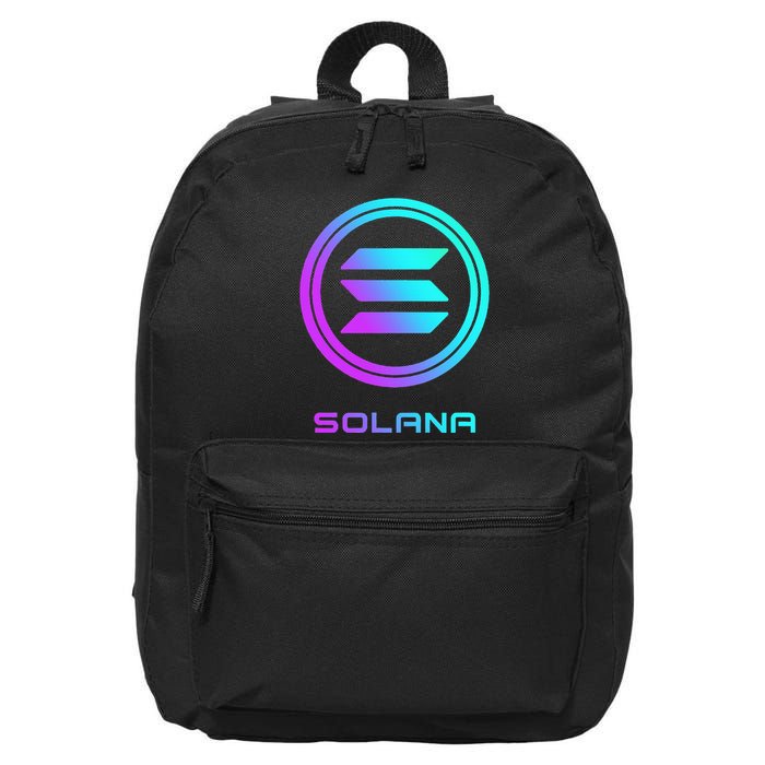 Solana Crypto Sol Coin Blockchain Decentralized Application 16 in Basic Backpack