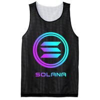 Solana Crypto Sol Coin Blockchain Decentralized Application Mesh Reversible Basketball Jersey Tank
