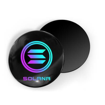 Solana Crypto Sol Coin Blockchain Decentralized Application Magnet