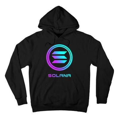 Solana Crypto Sol Coin Blockchain Decentralized Application Tall Hoodie