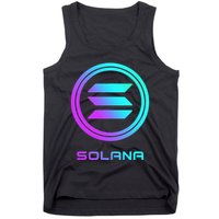 Solana Crypto Sol Coin Blockchain Decentralized Application Tank Top