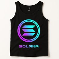 Solana Crypto Sol Coin Blockchain Decentralized Application Tank Top